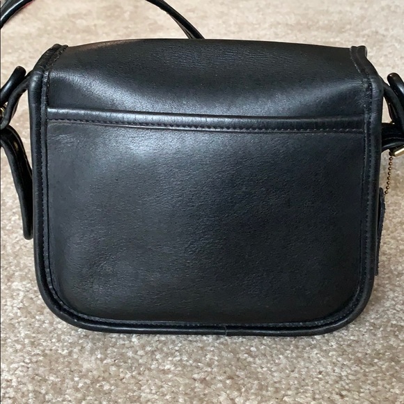 Mini Coach Vintage Black Legacy Flap Bag 9965 - Picture 8 of 9